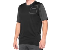 100% Men's Ridecamp Short Sleeve Jersey (Black/Charcoal)