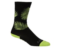 All-City Key West Carl 8" Tall Sock (Black/Green)
