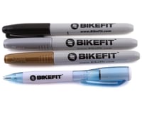 BikeFit Cleat Marking Pens & Pen Light (Black/Silver/Gold)