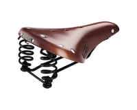 Brooks Flyer S Women's Saddle (Antique Brown) (Black Steel Rails)