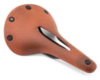 Brooks C17 Carved Saddle (Orange) (Steel Rails) (164mm)