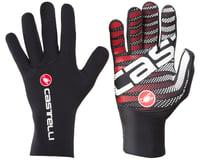 Castelli Diluvio C Long Finger Gloves (Black/Red)