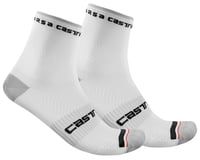 Castelli Rosso Corsa Pro 9 Socks (White)