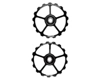CeramicSpeed Replacement OSPW Oversized Pulley Wheels (Black) (Alloy)
