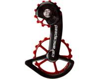 CeramicSpeed Oversized Pulley Wheel System (Black/Red) (Shimano 9100/8000)