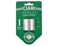 Ciari Anelli 1" Headset Spacer Kit (Silver)