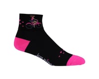 DeFeet Aireator 2" Joy Ride Sock (Black/Pink)