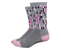 DeFeet Aireator 6" Sock (Barnstormer Pixel Grey/Pink)