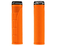 Deity Megattack Lock-On Grips (Orange) (140mm)