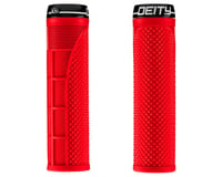 Deity Megattack Lock-On Grips (Red) (140mm)