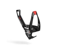 Elite Cannibal XC Water Bottle Cage (Gloss Black/Red Graphic)