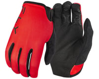 Fly Racing Youth Radium Long Finger Gloves (Red) (Youth L)