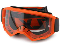 Fly Racing Focus Goggles (Charcoal/Orange) (Clear Lens)