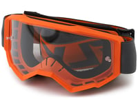 Fly Racing Youth Focus Goggles (Charcoal/Orange) (Clear Lens)
