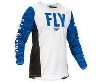 Fly Racing Kinetic Wave Jersey (White/Blue)
