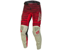 Fly Racing Kinetic Wave Pants (Light Grey/Red) (40)