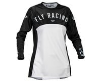 Fly Racing Women's Lite Long Sleeve Jersey (Black/Light Grey)