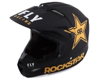 Fly Racing Kinetic Rockstar Helmet (Matte Black/Gold) (S)