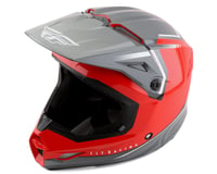 Fly Racing Kinetic Vision Full Face Helmet (Red/Grey) (L)