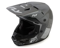 Fly Racing Kinetic Rally Full Face Helmet (Matte Grey/Black/White) (XL)