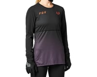 Fox Racing Women's Flexair Long Sleeve Jersey (Black/Purple)