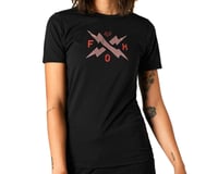 Fox Racing Women's Calibrated Short Sleeve Tech Tee (Black) (XL)