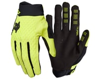 Fox Racing Defend Long Finger Gloves (Fluorescent Yellow)