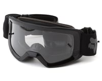Fox Racing Youth Main Core Goggles (Black/Grey) (Clear Lens)