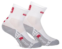 Giordana FR-C Women's Mid Cuff Sock (White/Red)