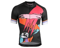 Giordana Saggitario Jersey (Black/Pink/Orange) (XL)