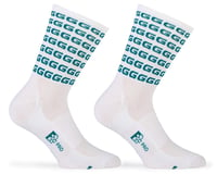 Giordana FR-C Tall "G" Socks (White/Petrol)