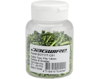 Jagwire Cable End Crimps (Green) (1.8mm) (Bottle of 500)