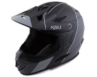 Kali Zoka Stripe Full Face Helmet (Matte Black/Grey) (M)