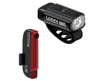 Lezyne Hecto Drive 500XL/Stick+ Drive Headlight & Tail Light Set (Black)