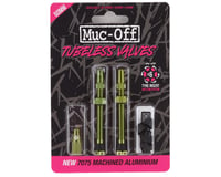 Muc-Off V2 Tubeless Presta Valves (Green) (Pair) (60mm)