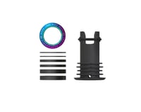 OneUp Components EDC Threaded Top Cap (Oil Slick) (1 1/8") (Alloy)