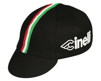 Pace Sportswear Cinelli Cycling Cap (Black/Italian Stripe) (One Size Fits Most)