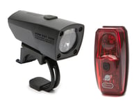 Portland Design Works Pathfinder Headlight and Io Tail Light Set (Black/Red)