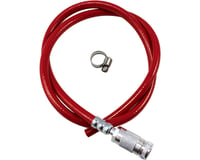 Prestacycle PrestaFlator Pump Upgrade Hose w/ Clamp (Red) (36")