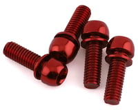 Reverse Components Disc Brake Caliper Bolts (Red) (M6 x 18) (4)