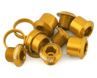 Reverse Components Chainring Bolt Set (Gold) (4 Pack)
