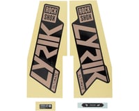 RockShox Lyrik Ultimate Decal Kit (Matte Copper for Gloss Black Lowers)