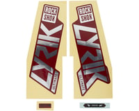 RockShox Fork Decal Kit (Gloss Polar Foil/Red)
