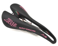 Selle SMP Stratos Lady's Saddle (Black/Pink) (AISI 304 Rails)