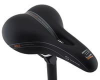 Serfas E-Gel Hybrid Saddle (Black) (Steel Rails) (Soflex Cover)