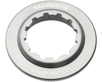 Shimano Dura-Ace SM-RT900 Centerlock Rotor Lockring and Washer (Silver)