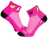 Sockguy Women's 2" Socks (Cattitude) (S/M)