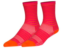 Sockguy 6" SGX Socks (Pink Stripes)