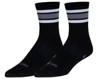 Sockguy 6" SGX Socks (Throwback Black)