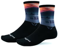 Swiftwick Vision Six Socks (Impression Mt Rainier) (L)